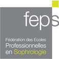 logo de la FEPS (Fédération des Ecoles Professionnelles en Sophrologie) utilisé dans la page contact du site de Christine THIRION, sophrologue et coach